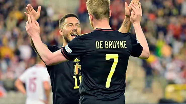 Bélgica golea 6-1 a Polonia en la Nations League