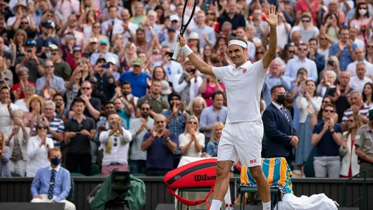 Roger Federer anuncia su retiro del tenis profesional. Fuente: Getty
