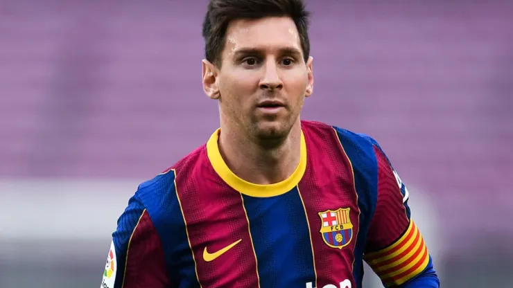 Messi, jugando para el Barcelona – Fuente: Getty
