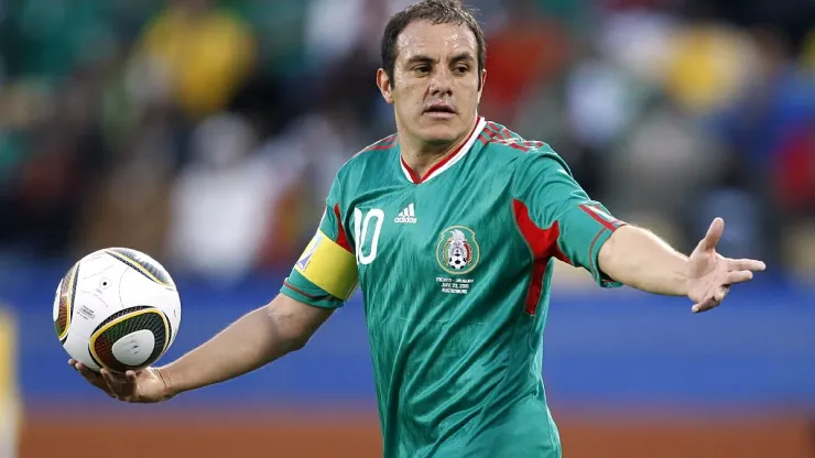 Cuauhtémoc jugó tres Mundiales con la Selección Mexicana. | Getty Images
