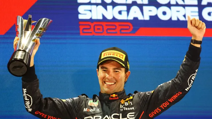 Checo Pérez festejó su cuarta victoria en la Fórmula 1. | Getty Images

