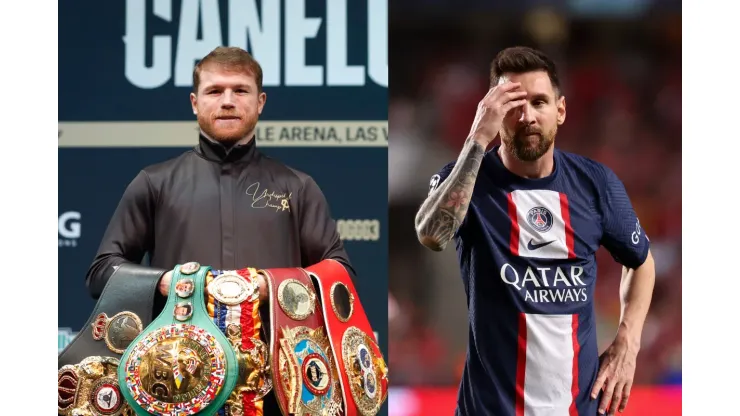 Canelo superó a Messi. | Getty Images
