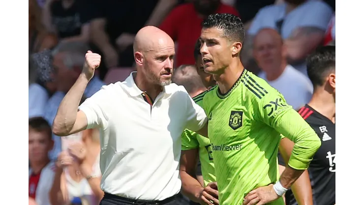 Cristiano Ronaldo le pide perdón a Erik Ten Hag | Getty Images.
