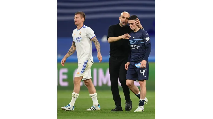 Toni Kroos y Guardiola / Fuente: Getty Images
