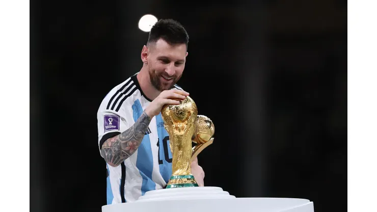 Messi, Campeón del Mundo con Argentina – Getty Images
