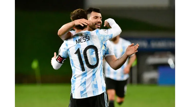 Messi y Kun Agüero / Fuente: Getty Images 
