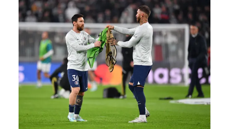 Sergio Ramos y Messi / Fuente: Getty Images
