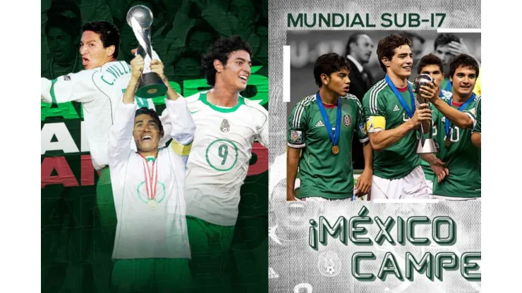México es potencia mundial en Sub-17. Fuente: @TUDNMX/@LigaBBVAMX
