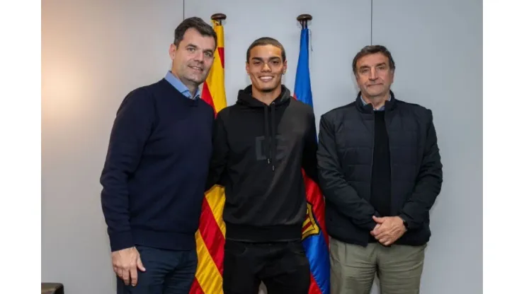 El hijo de Dinho jugará en el Barcelona. Foto: Futbol Club Barcelona
