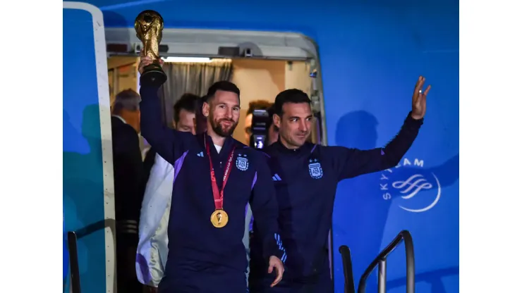 Messi y Scaloni ya se coronaron campeones, pero no pararán – Getty Images
