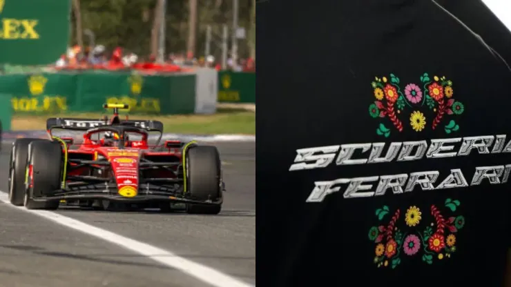 La escudería Ferrari lanzó su colección exclusiva para el GP de México. Foto: Getty images
